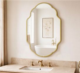 XL Gold Decorative Wall Mirror