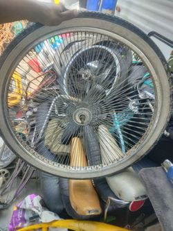 Lowrider bike  pair rims