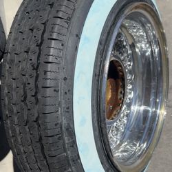 Spare Single 15x8 True Ray With New Tire Holds Air