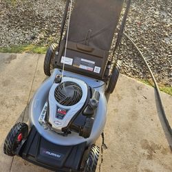 Murray 21 in. 140 cc Briggs and Stratton Walk Behind Gas Push Lawn Mower with Height Adjustment and with Mulch Bag