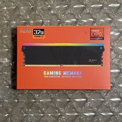 V-COLOR Manta XSky DDR5 32GB (2x16GB) 6000MHz CL30 SK Hynix IC RGB Gaming Desktop Memory Module Black