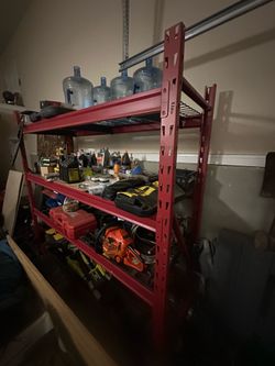 Husky 77inch Metal 4 shelf