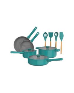 SO YUMMY by BELLA 12 Piece Cookware Set w EverGood™ Ceramic Nonstick Coating