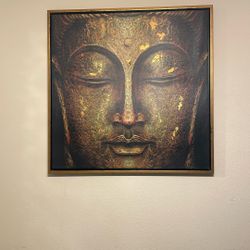 large canvas buddha wall decor 