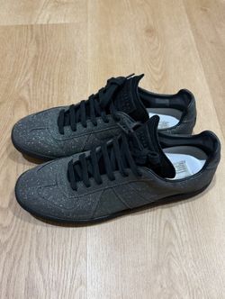 Maison Margiela GAT Glitter Sneakers Black Men Leather Low Tops