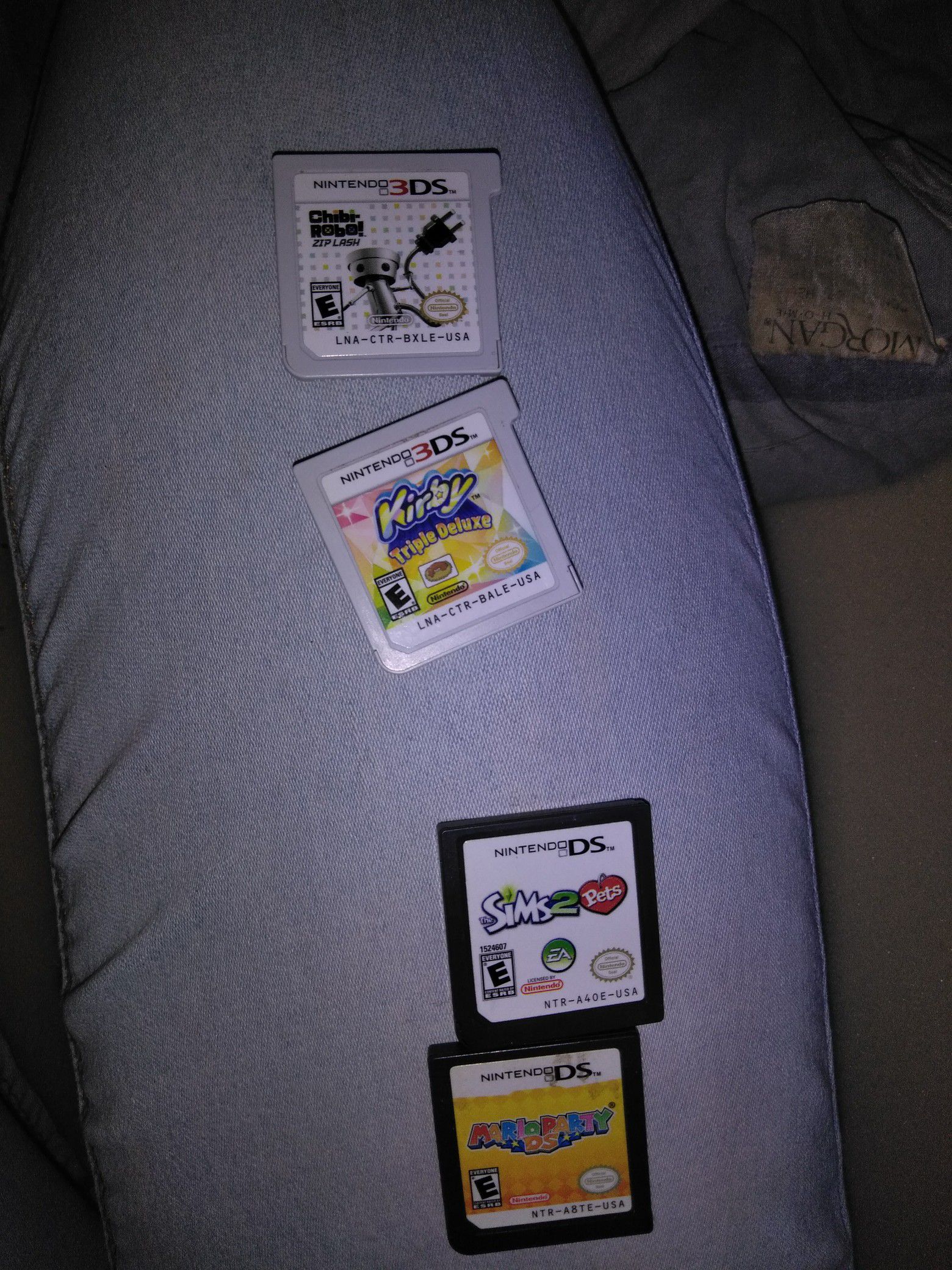 Assorted ds games