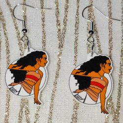 Moana Fan Art Earrings 