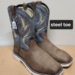 Ariat Work Boots Sz 12 EE Steel Toe 