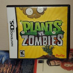 Plants Vs Zombies Nintendo DS Video Game! Excellent Condition!