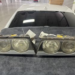 Right + Left Pair  Headlight Xenon HID Fits 99-01 BMW 7 Series