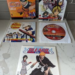 Shonen Jump's NARUTO Uncut DVD Episode 1 Sneak Preview Plus 4 Additional DVDs