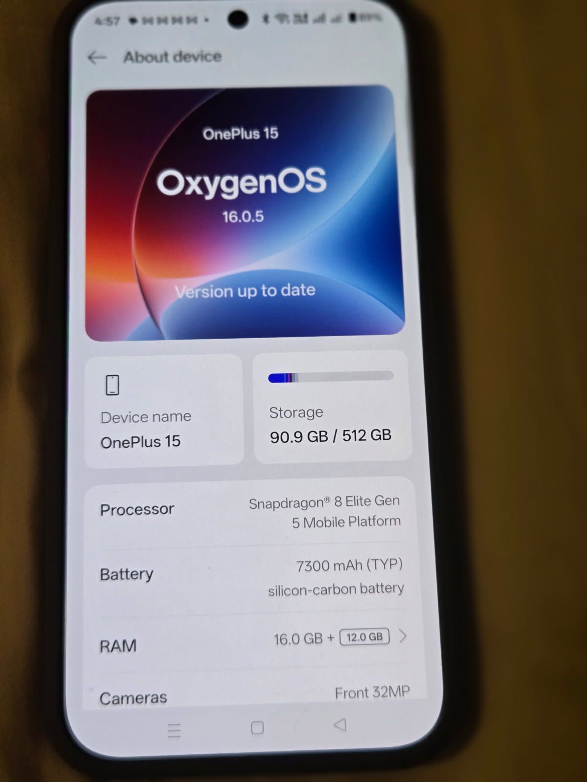 OnePlus 15 16GB RAM 512GB Dual SIM Factory Unlocked