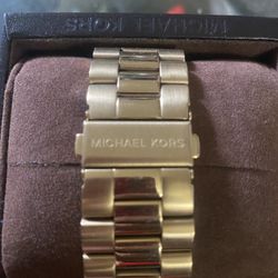 Gold Michael Kors Watch 