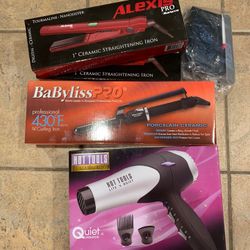 Curler/straightener/blow Dryer