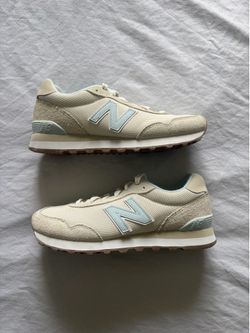 New Balance 515 White/Blue  Size 7.5W/6M