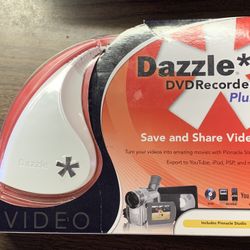 Dazzle DVD Recorder Plus Video Movies Pinnacle Studio 12 Video Capture NIB  This is brand new in the box. This works great to transfer old home movies