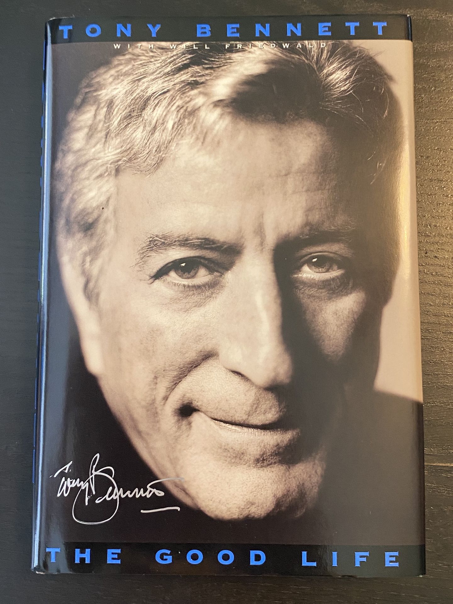Tony Bennett Autographed Bio “The Good Life” Please Read Discription