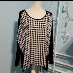 Houndstooth Blouse
