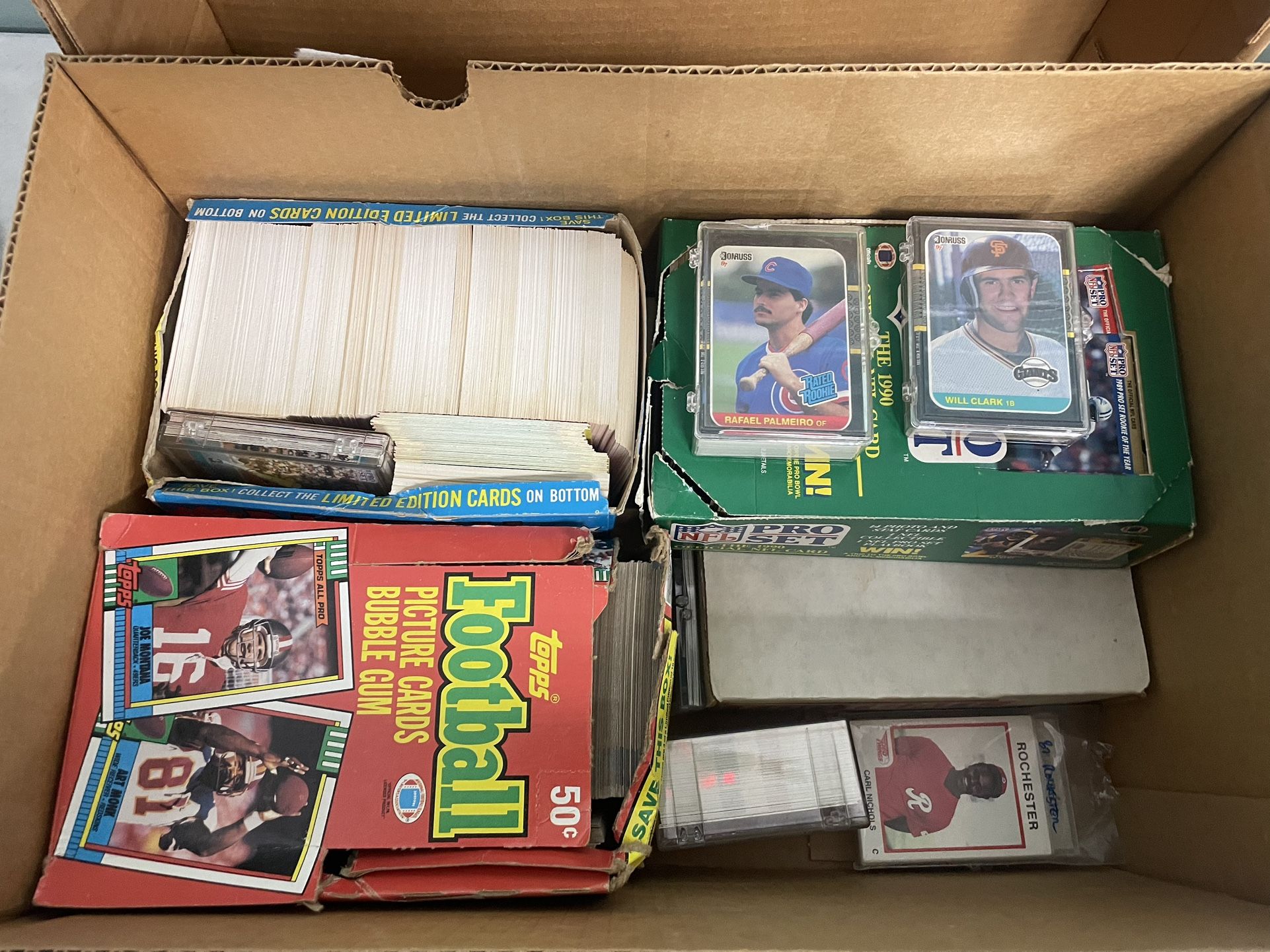 Baseball Cards and Football Cards
