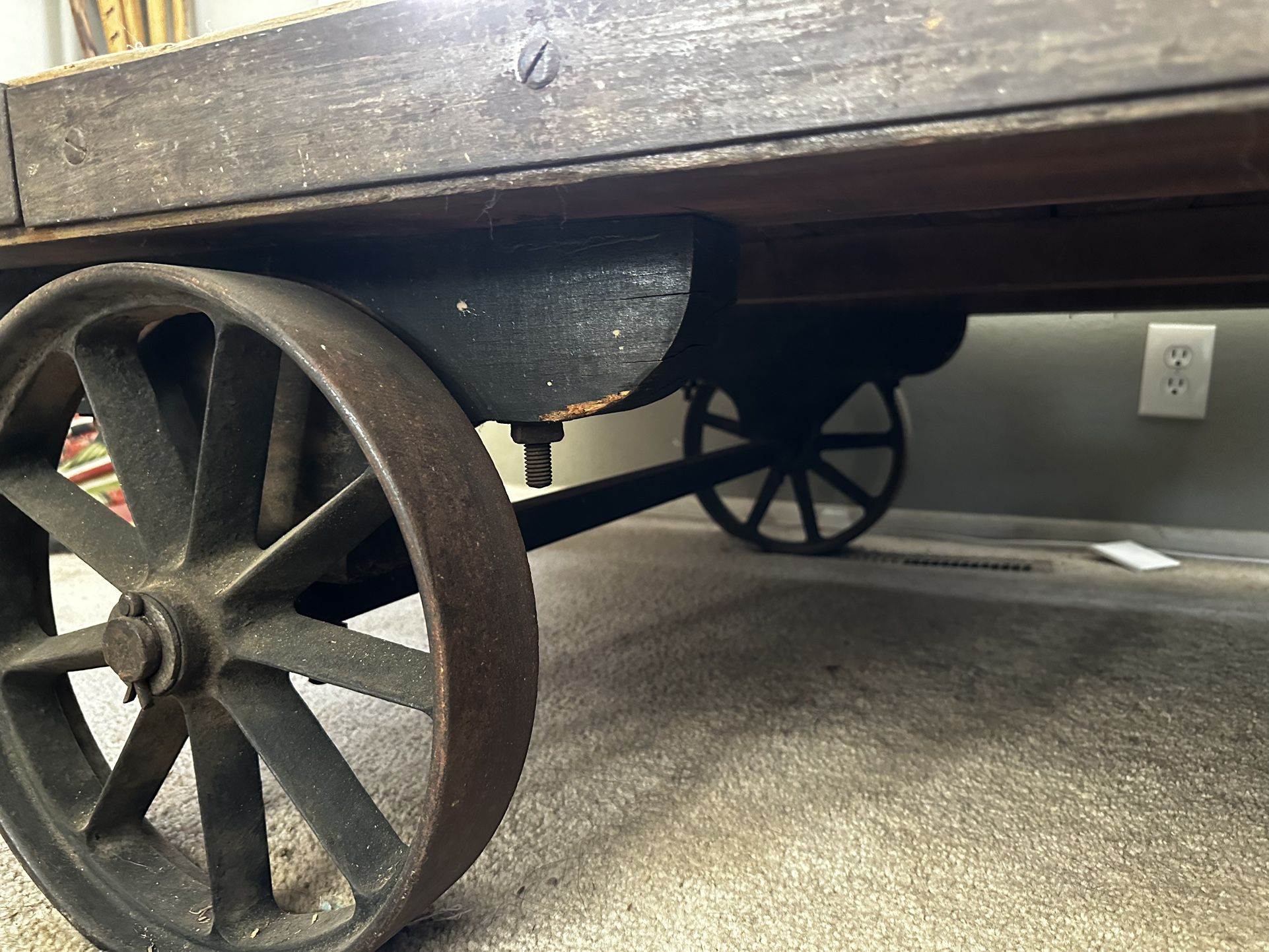 Antique Factory Cart 