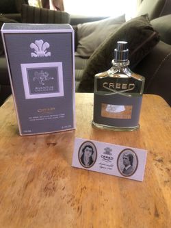 Creed Aventus Cologne EDP 3.3oz 100ml Full Bottle Damaged Box No Cap Authentic