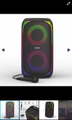 Tzumi Bluetooth Party Speaker with RGB Lights