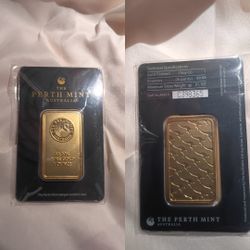 The Perth Mint 1 oz Gold Bar