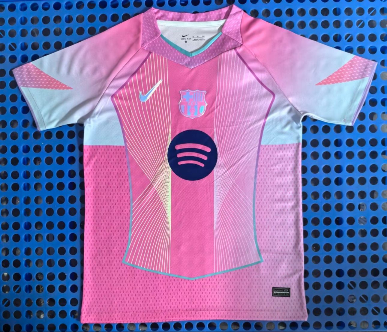 Nike Pink Barcelona Jersey Lamine Yamal 10