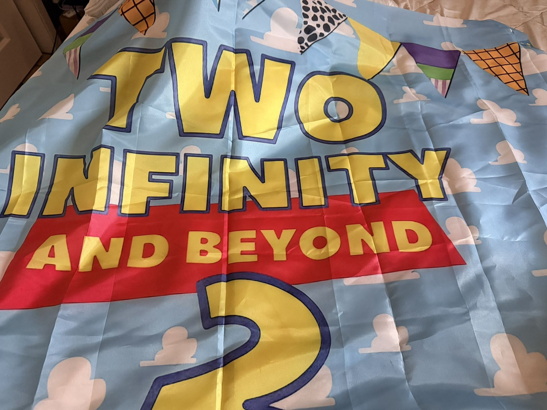2 Infinity and Beyond Birthday banner 