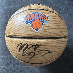 MITCHELL ROBINSON SIGNED NY KNICKS BASKETBALL AUTOGRAPHED