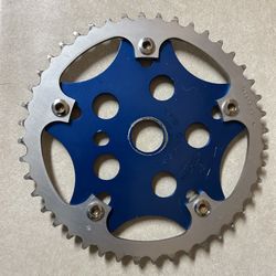 Mongoose Pro Class Disc, Blue, 44T, Old School BMX