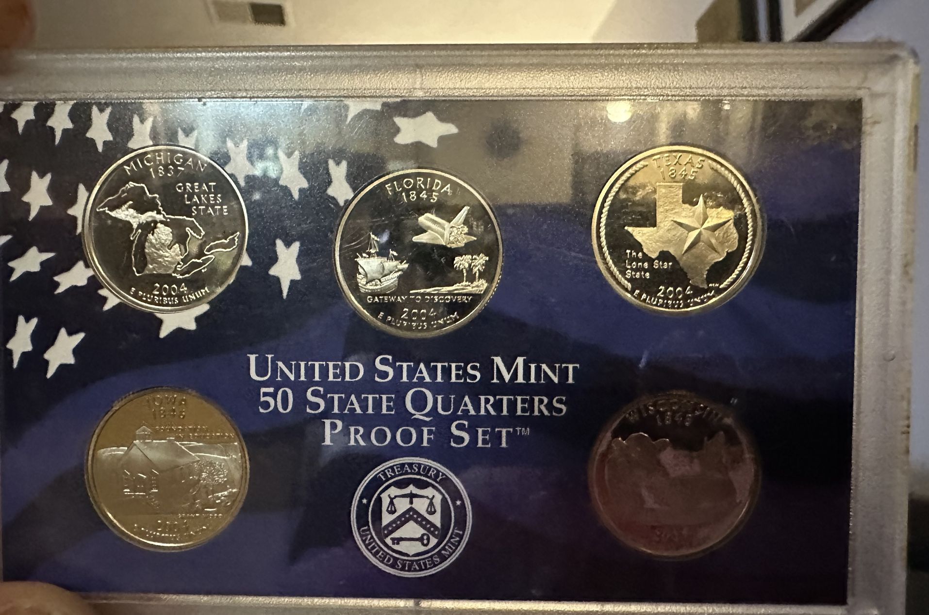 2004 -S Florida Quarters Mint Proof Set 