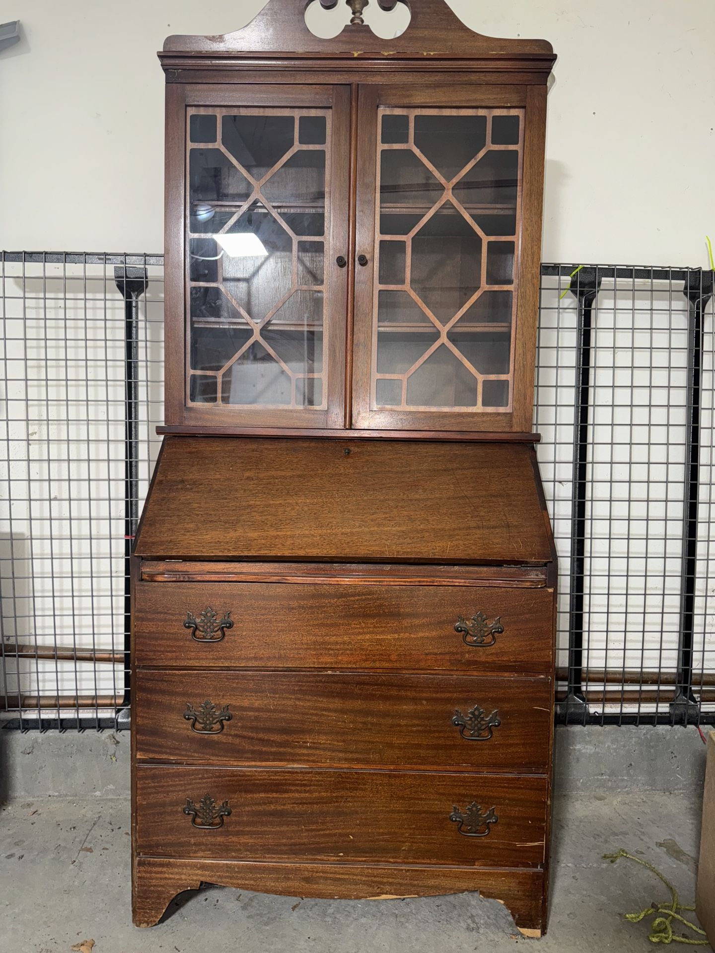 Antique Wood Secretary