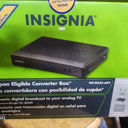 Unopened New Insignia Analog To Digital Converter Box