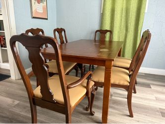 Table and chairs