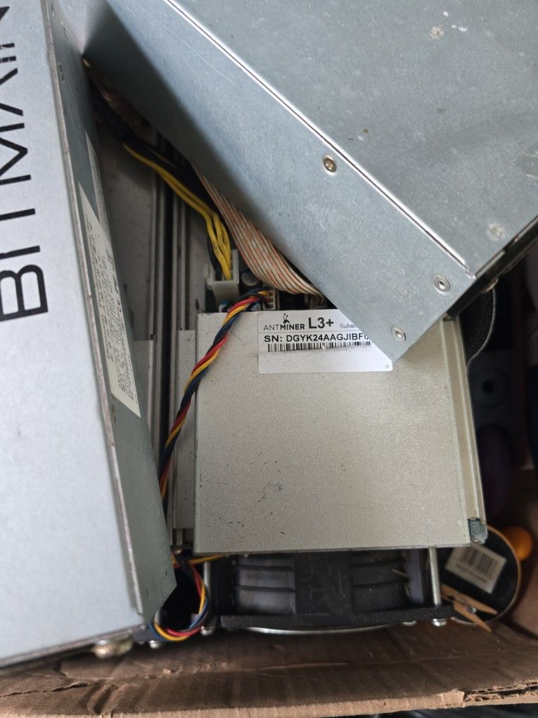 Antminer L3+ Two Miners. Take Them Both For 100