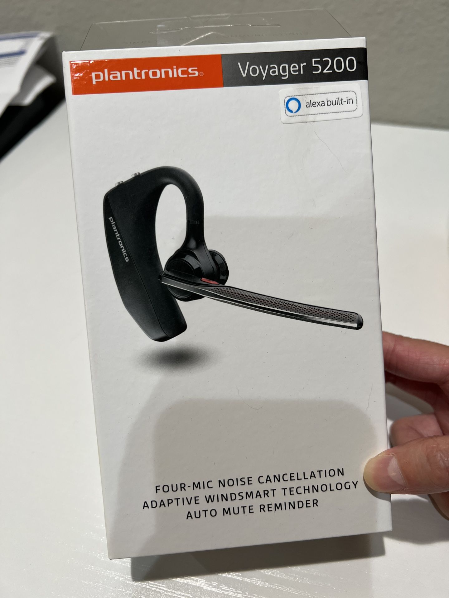 Voyager Wireless Noise Cancelling Bluetooth Headset with Amazon Alexa.