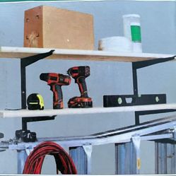Heavy-Duty Wall Mounted 3-Tier Storage Rack Brand New