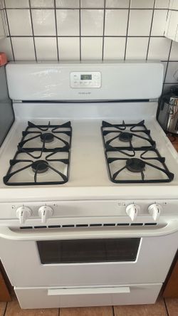 White stove