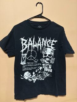 Black graphic shirt
