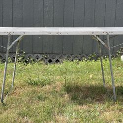 MCM Metal Folding Table