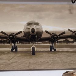Large CANVAS 60"x 36" framed on Wood
