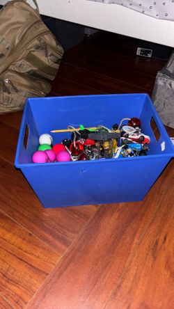 Random Hot wheels And Other Toys And Golf Balls