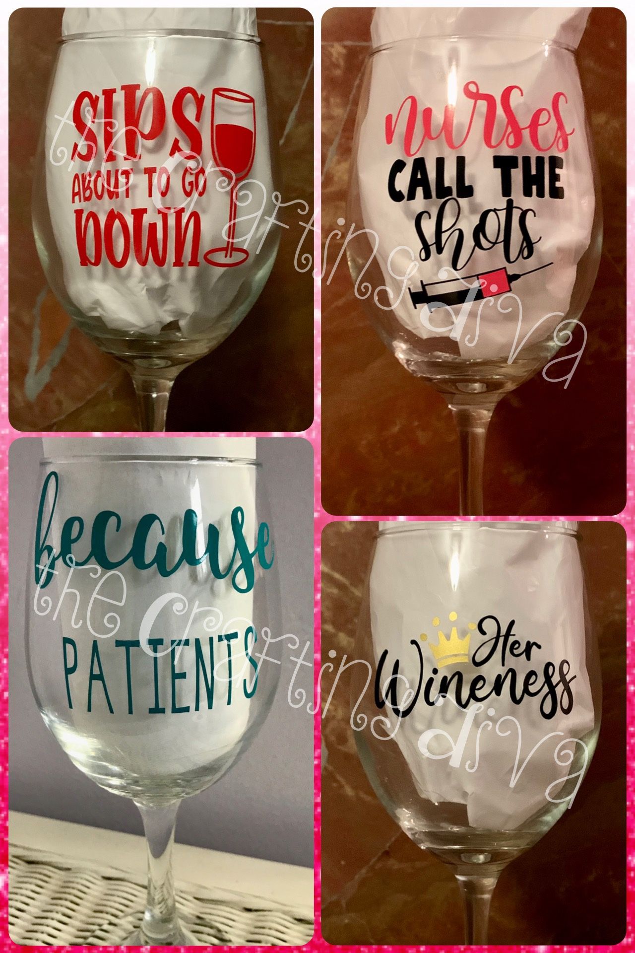 Customized Wine Glasses 