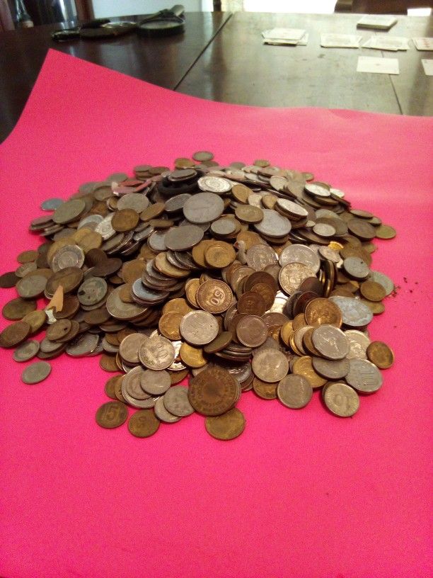14 Lbs 1316 Coins From South America