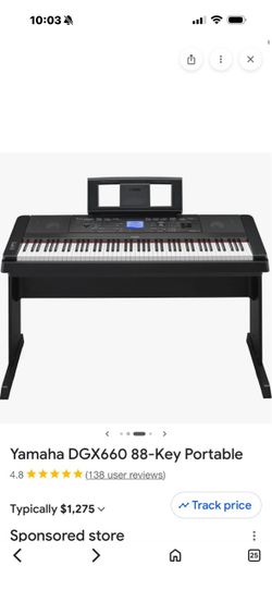 Yamaha DGX660 88-Key Portable