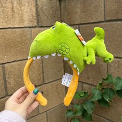 Pixar Toy Story Rex Plush Green dinosaur Disney ears headband