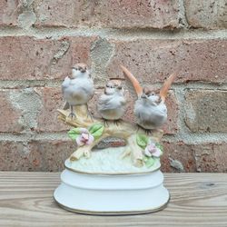 Vintage Towle Birds Figurine/Music Box