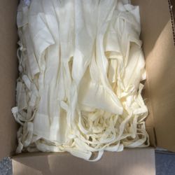 Gorgeous like new cream Workd Market  Cotton Crinkle Drapes 