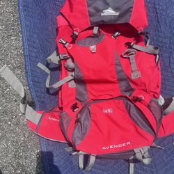 High Sierra Avenger Red/Gray Backpack